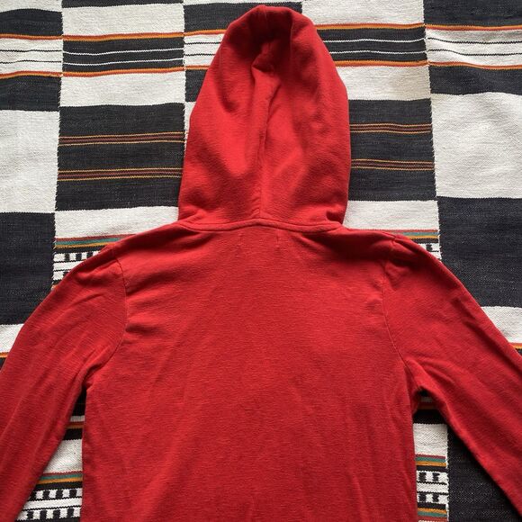 Buffalo by David Bitton Red Zip Up Hooded Sweater. Embroidered. Size Large. Y2K. - Picture 14 of 16